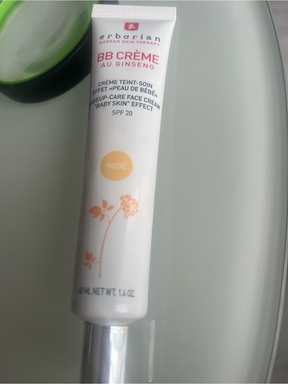 Erborian BB Crème Au Ginseng Nude - Makeup-Care Face Cream SPF 20 color “nude” - Picture 3 of 4